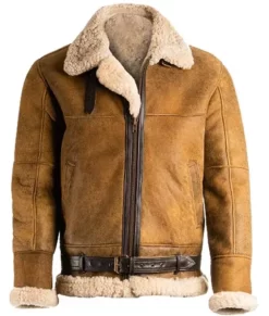 Men’s B3 Aviator Brown Genuine Leather Jacket