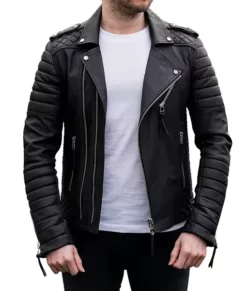 Men’s Biker Genuine Leather Jacket