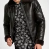 Men’s Black Berry B3 Bomber Real Leather Jacket