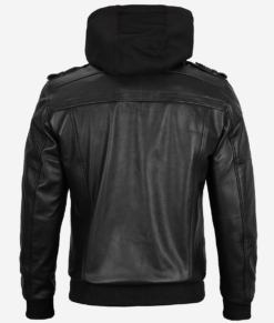 Mens Black Bomber Original Leather Jackets