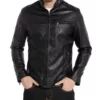 Men’s Black Real Leather Jacket