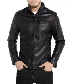 Men’s Black Real Leather Jacket