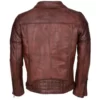 Men’s Brando Biker Motorcycle Vintage Distressed Winter Real Leather Jacket