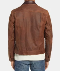 Men’s Brown Cowboy Best Leather Jacket