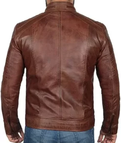 Men’s Chocolate Brown Top Leather Jacket