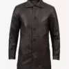 Men's Dark Brown Premium Vintage Full Genuine Leather Coat