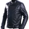 Men’s David Beckham Racer Faux Leather Jacket