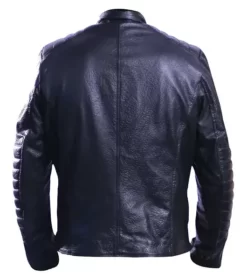 Men’s David Beckham Racer Faux Leather Jacket