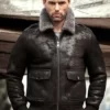 Mens-Distressed-Black-G-1-Bomber-Leather-Jacket