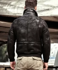 Mens-Distressed-Black-G-1-Bomber-Leather-Jacket-2