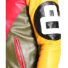 Men’s Eight Ball Robert Phillipe Multi Color Fur Hooded Leather Jacket