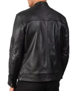 Men’s Hank Café Racer Real Leather Jacket