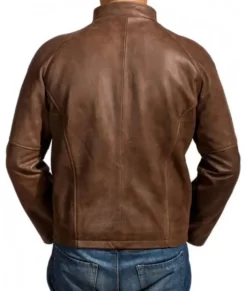 Men’s Jonas Café Racer Real Leather Jacket