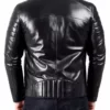 Men’s Padded Top Leather Biker Jacket