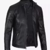 Men's Premium Cafe Racer Top Leather Jacket