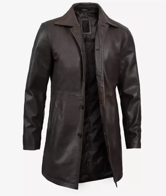 Men's Premium Vintage Full Genuine Leather Coat