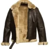 Men’s RAF B3 Shearling Bomber Leather Jacket