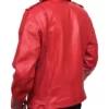 Men’s Red Leather Bikers Prenium jackets