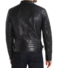 Men’s Slim-fit Biker Top Leather Jacket