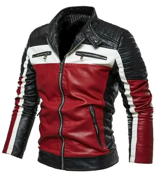 Men’s Slim Fit Black Biker Top Leather jackets