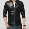 Men’s Slim Fit Bomber Real Leather Jacket