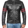 Men’s Solomon Café Racer Top Leather Jacket
