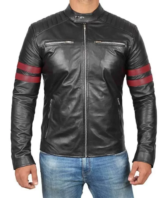 Men’s Solomon Café Racer Top Leather Jacket