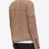 Men’s Taupe Brown Leather Jacket