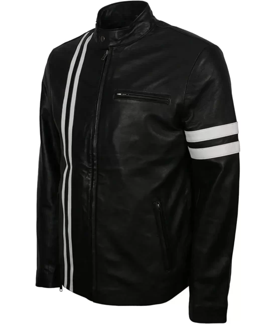 Men’s Torreto Cafe Racer Leather Top Leather Jacket