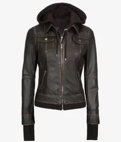 Men's Tralee Black Bomber Real Leather Jacket