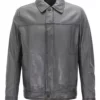 Men’s Trucker Slim Fit Real Leather Jacket
