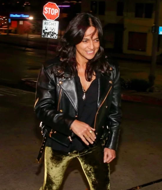 Michelle-Rodriguez-Black-Leather-Biker-Jacket-1