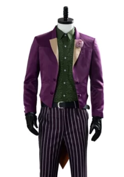 Mortal Kombat 11 Joker Purple Blazer Genuine Jacket
