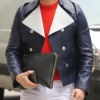 Nick Jonas Blue Best Leather Jacket