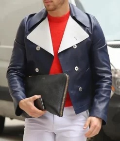 Nick Jonas Blue Best Leather Jacket