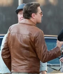 Once Upon a Time in Hollywood Leonardo Rick Dalton Real Leather Jacket