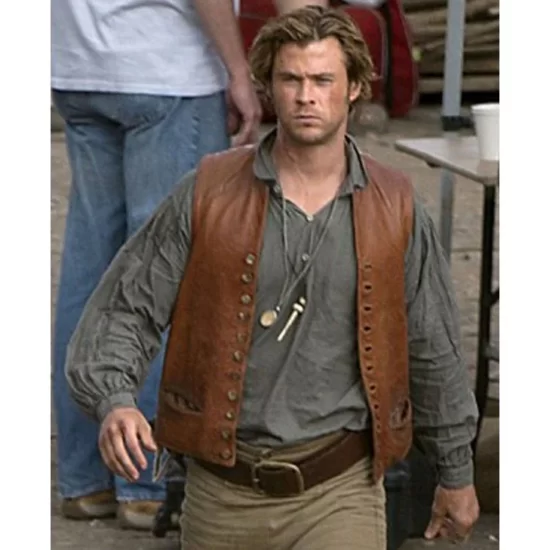 Owen Chase In The Heart of The Sea Leather Vest