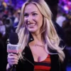 Paige Spiranac Super Bowl LVII Top Leather Jacket