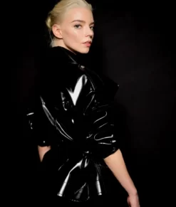 Paris Fashion Week 2023 Anya Taylor Best Leather Jacket