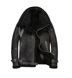 Patrick Double Collar Best Shearling SF Bomber Jacket