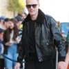 Paul Bettany Black Bomber Jacket