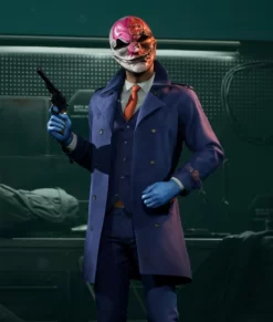 Payday 3 Hoxton Blue Trench Coat
