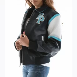 Pelle Pelle All American Heritage Series Navy Plush Women Leather Jacket
