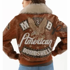 Pelle Pelle American Bombshell Brown Real Leather Jacket