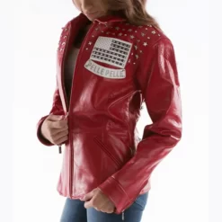 Pelle Pelle American Red Plush Jacket