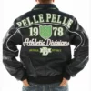 Pelle Pelle Athletic Division Navy Blue Pure Leather Jacket