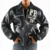 Pelle Pelle Athletic Division Navy Blue Real Leather Jacket