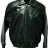 Pelle Pelle Black Green Leather Jacket