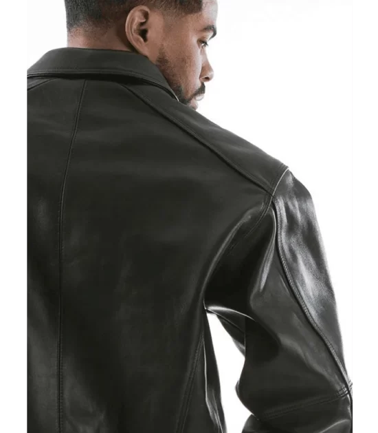 Pelle-Pelle-Black-Plush-Leather-Jacket
