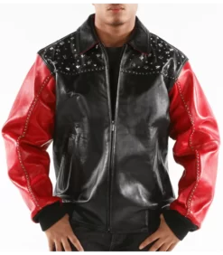 Pelle Pelle Born Free Men's Black Real Leather Jacket
